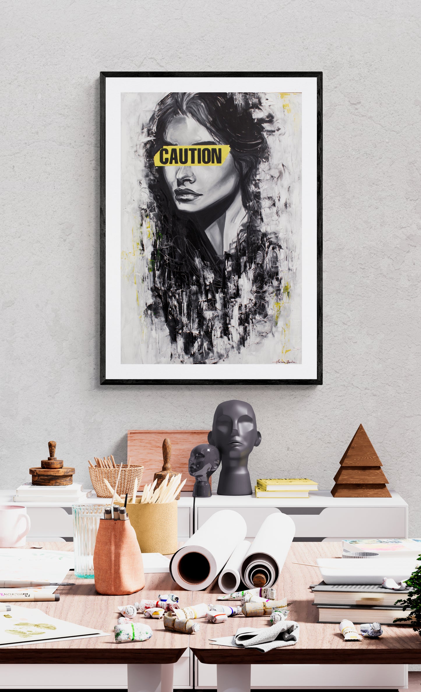 "Caution" Fine Art Print